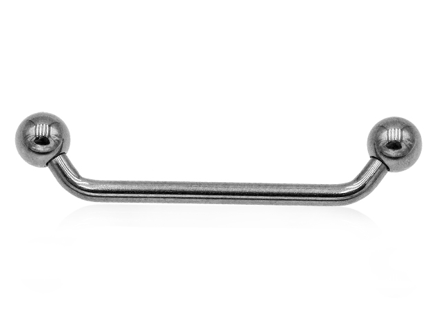 TITANIUM SURFACE BARBELLS 45~ WITH BALLS